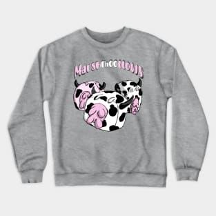 Marshmoollows Funny Cows Crewneck Sweatshirt